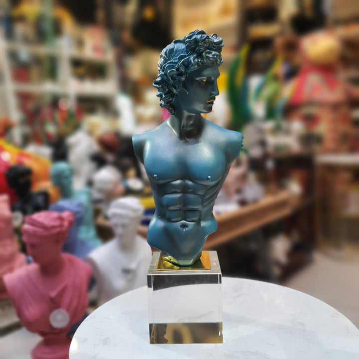 Busto Apolo Azul