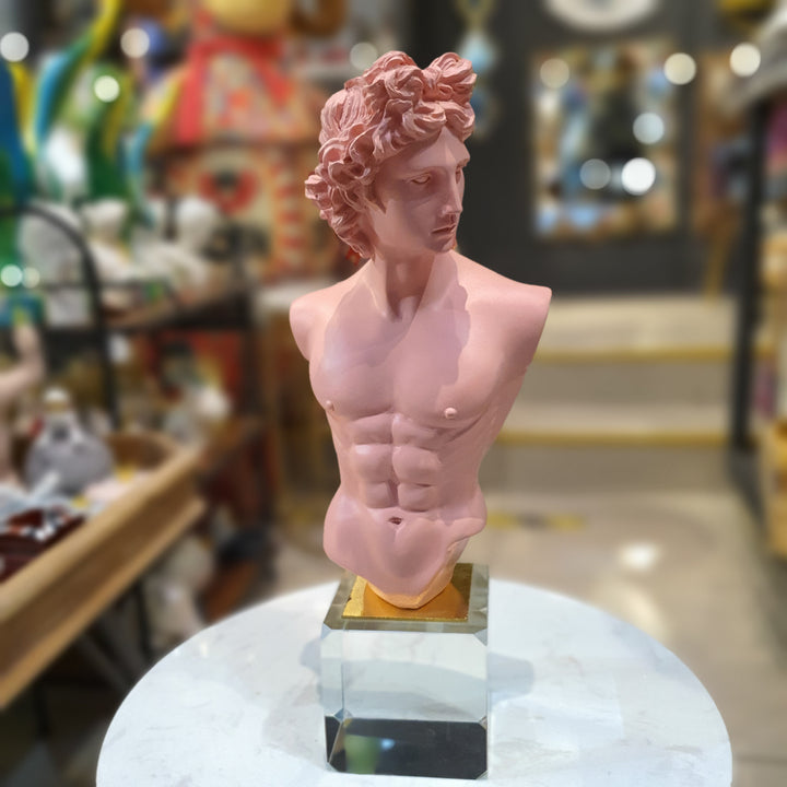 Busto Apolo Color Rosado