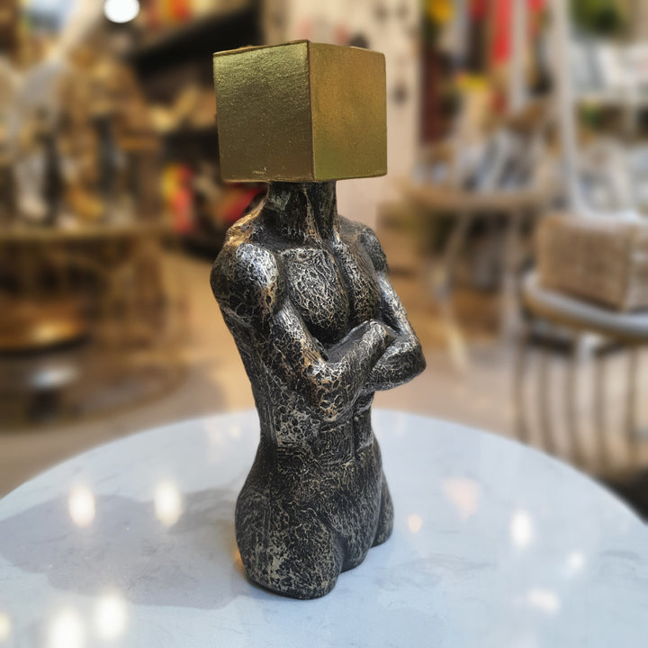 Busto Cabeza Cubo Mini