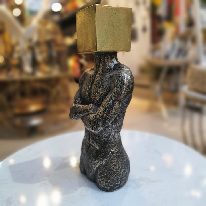 Busto Cabeza Cubo Mini