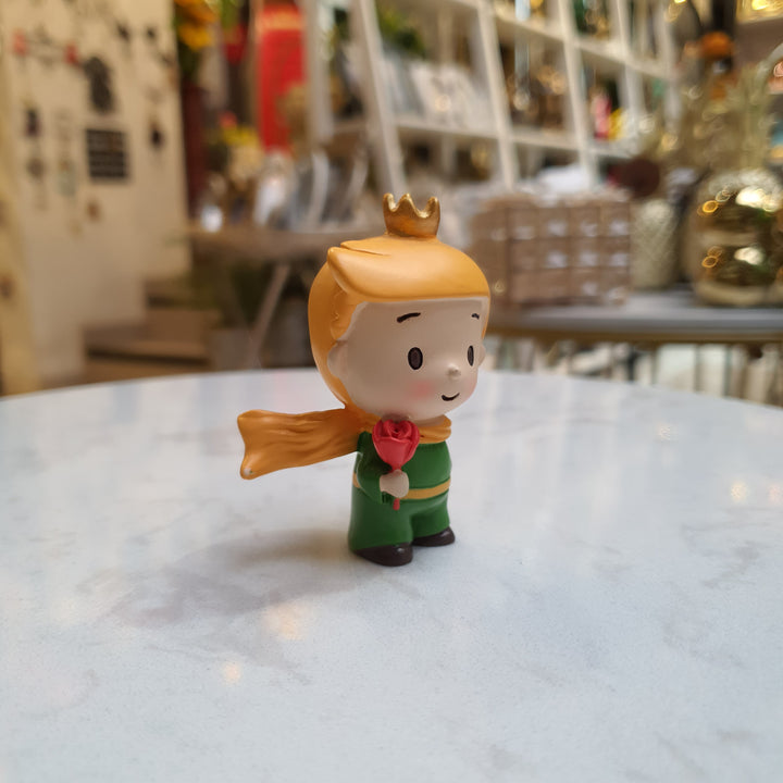 Mini Principito con una Flor