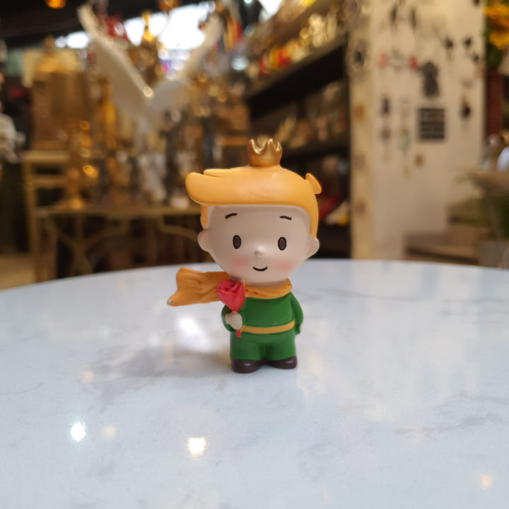 Mini Principito con una Flor