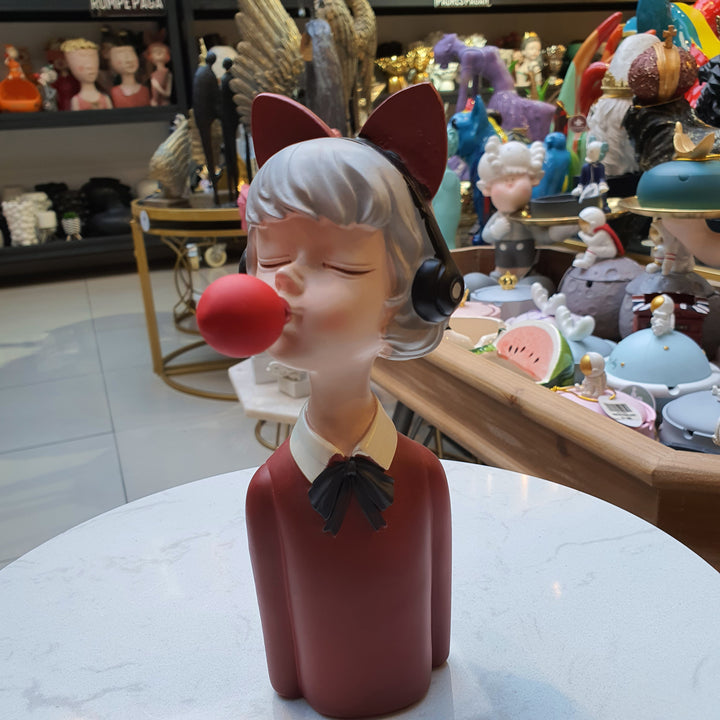 Muñeca Audifonos color Rojo