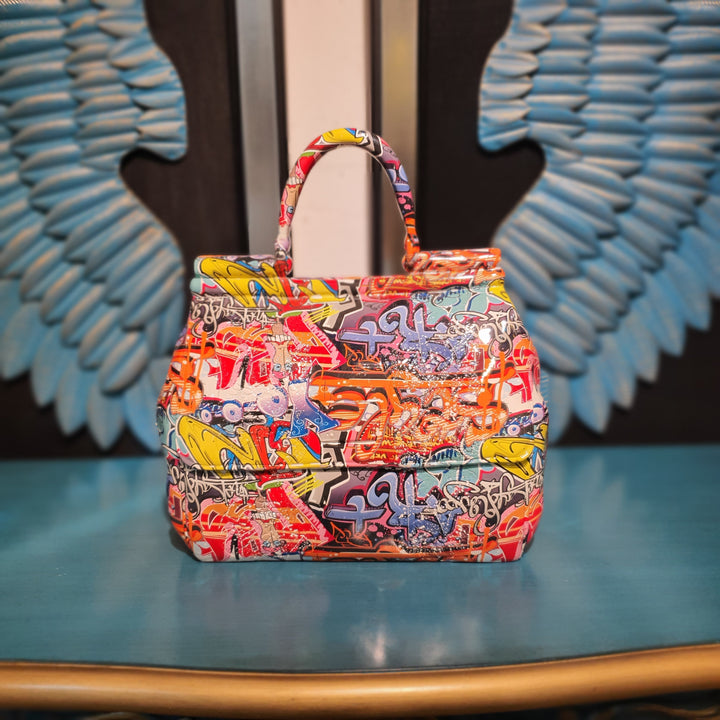 Cartera decorativa estilo Grafiti