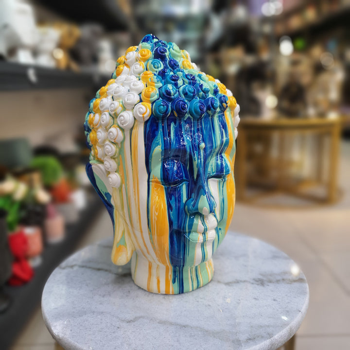 Cabeza buda blanco Multicolor