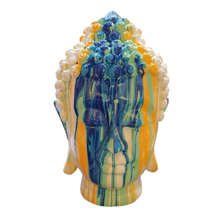 Cabeza buda blanco Multicolor