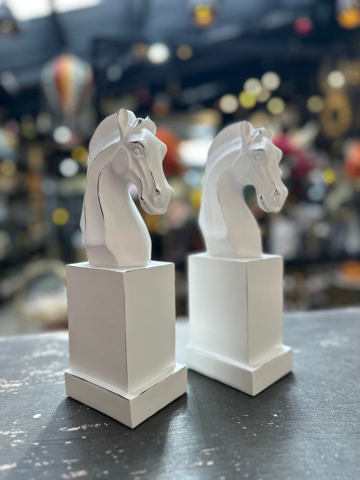 Sujeta Libro Caballo color Blanco