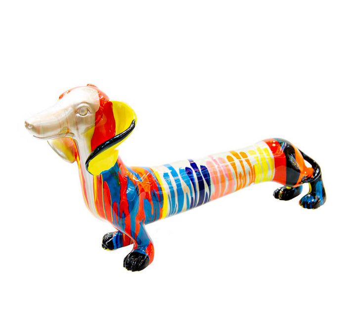 Perro Salchicha Dorado Multicolor