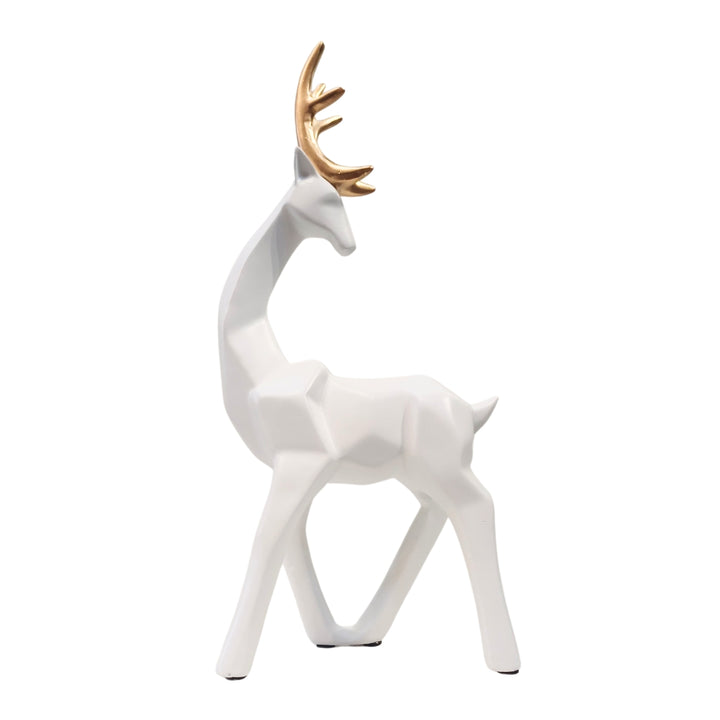 Pareja Ciervos geo Blancos