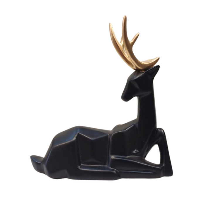 Pareja Ciervos geo negros