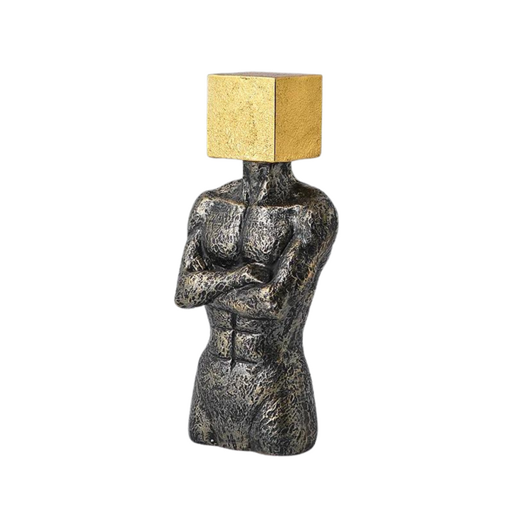 Busto Cabeza Cubo Mini