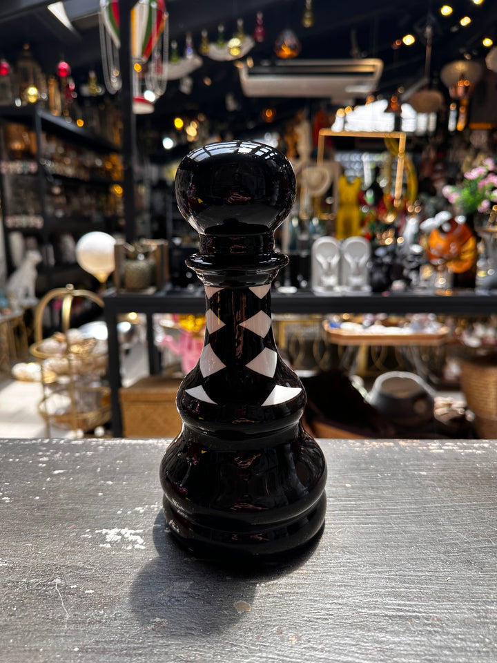 Ajedrez peón Blanco con Negro