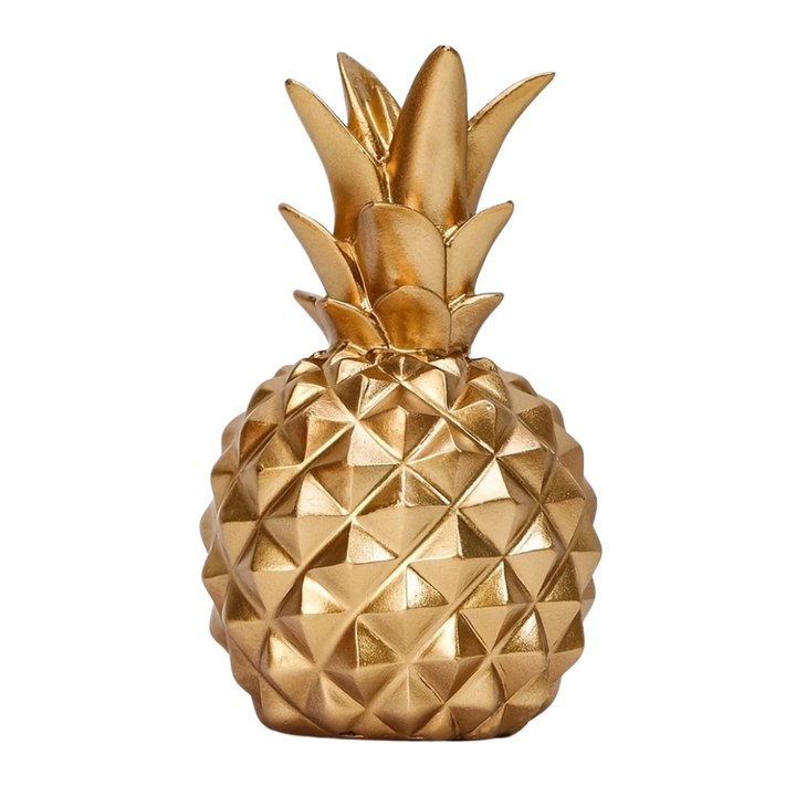 piña dorada decorativa decoracion