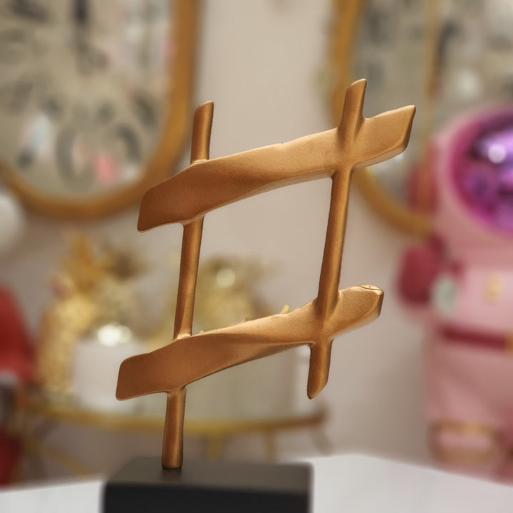 Numeral color Dorado