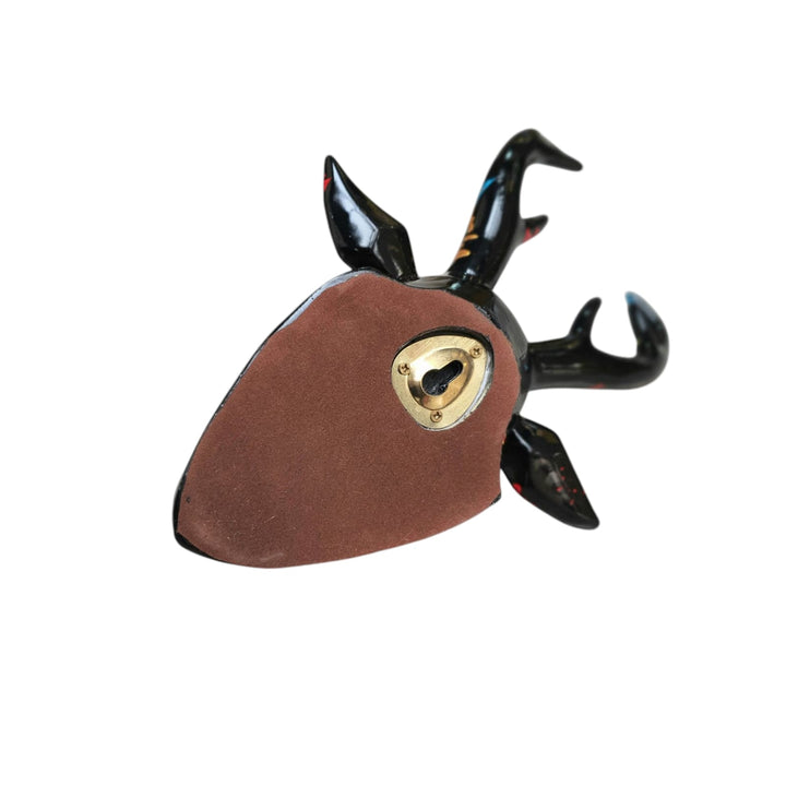 Cabeza Ciervo color Negro Multicolor