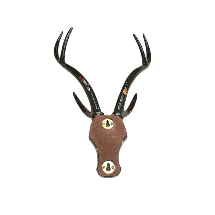 Cabeza Ciervo Largo Multicolor