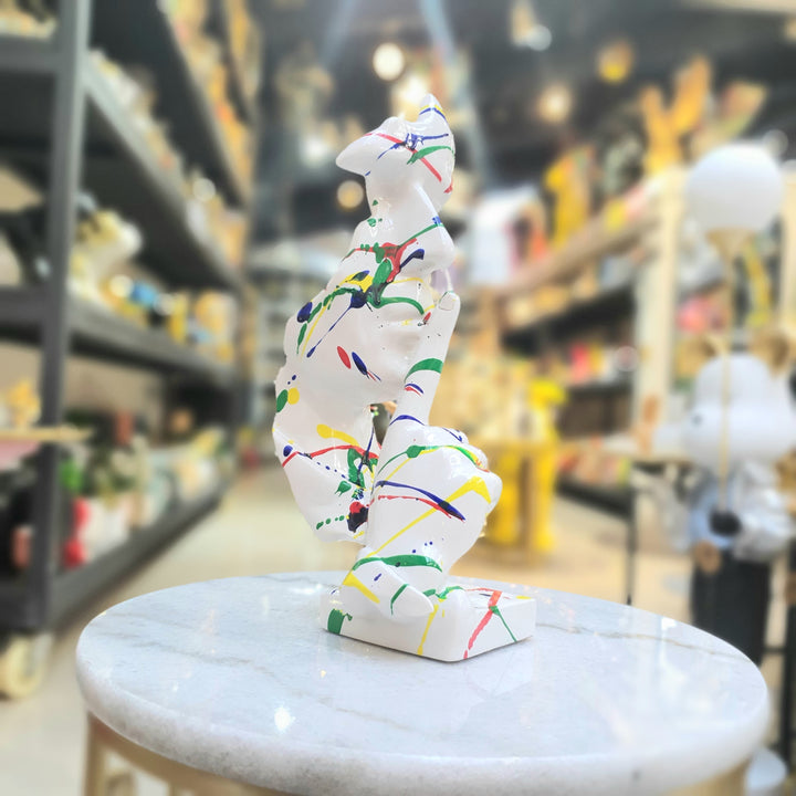 Careta Blanca Multicolor