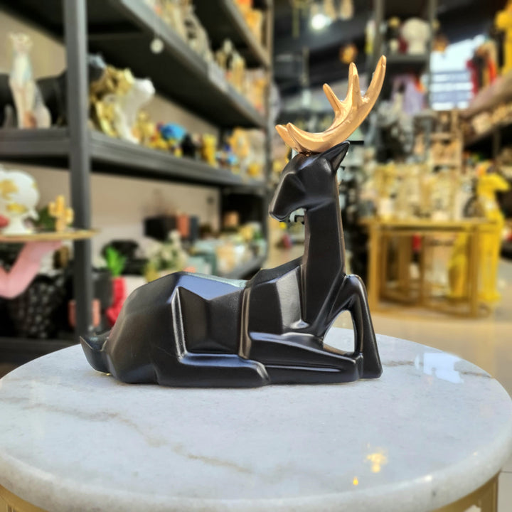 Pareja Ciervos geo negros