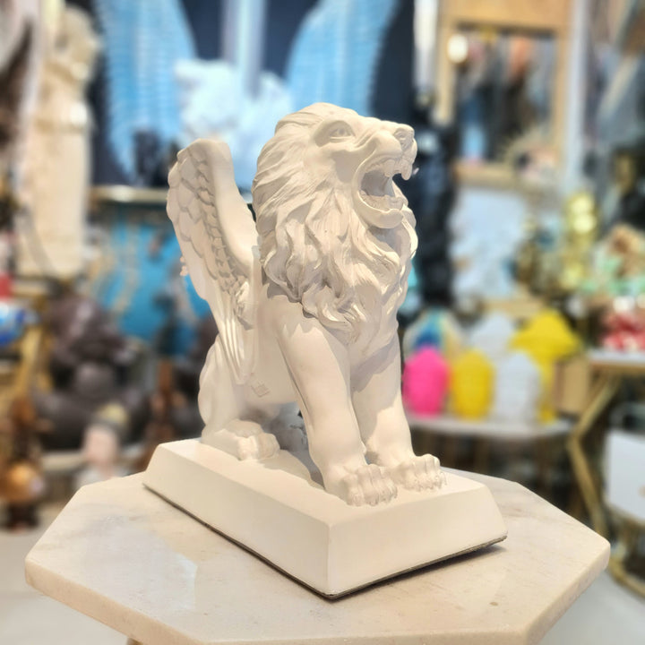 Leon con Alas color Blanco