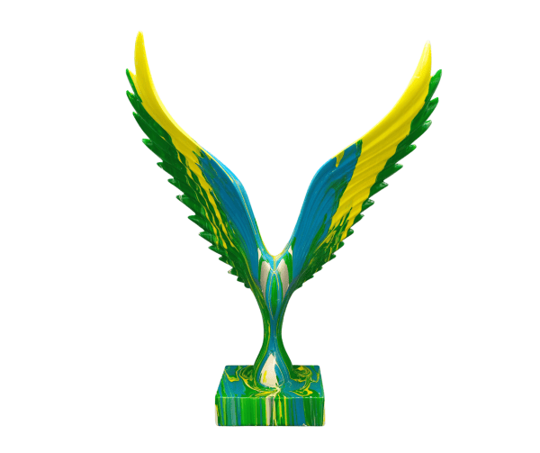 Águila verde Multicolor XL