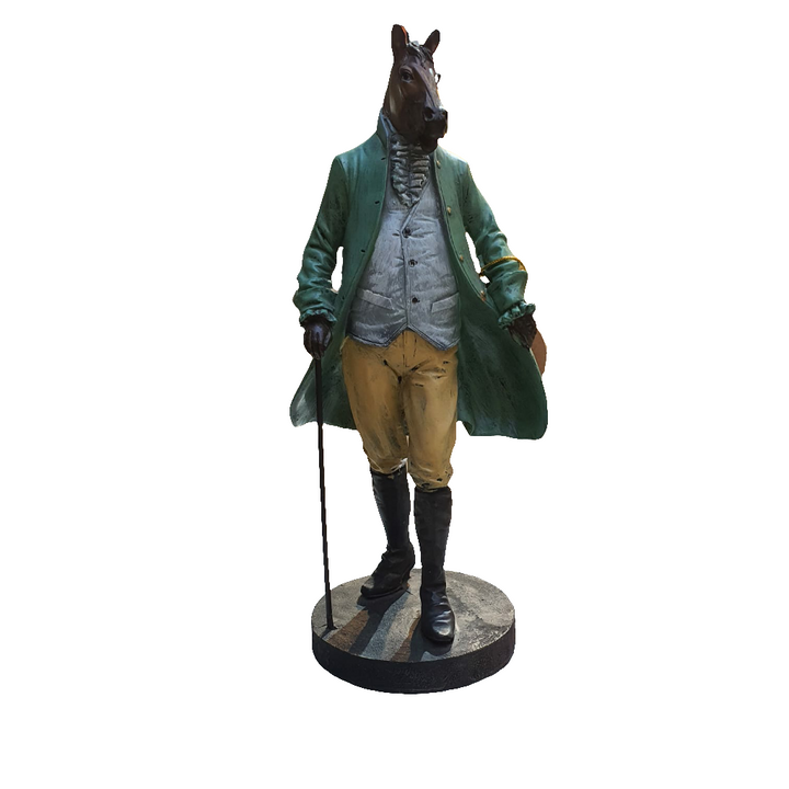 Señor Caballo con Bastón