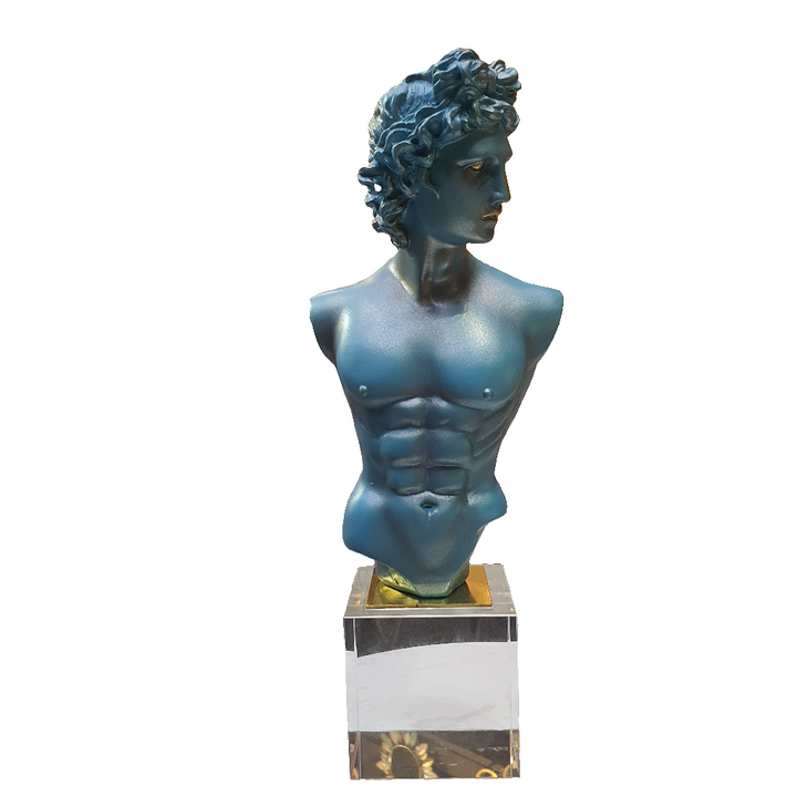 Busto Apolo Azul