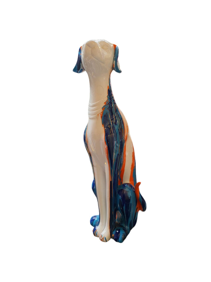 Perro Alto Sentado Multicolor