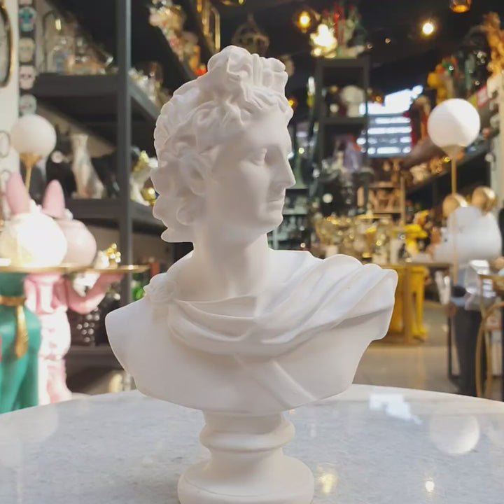 Busto Mini Apolo color blanco