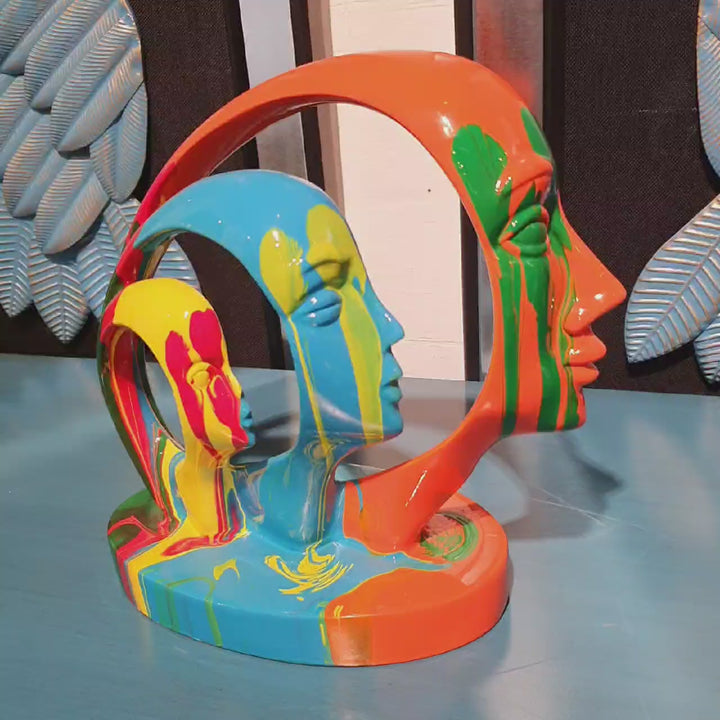 Trio Caras Multicolor 130Ls