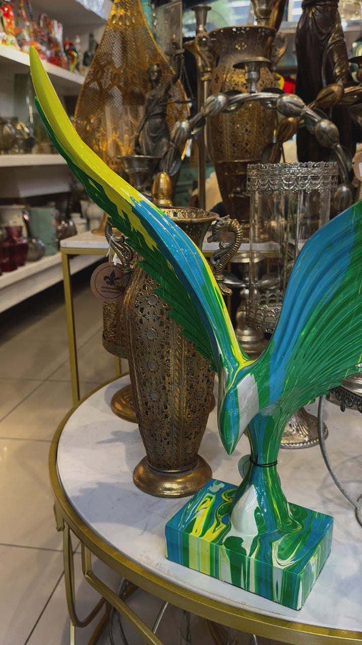 Águila verde Multicolor