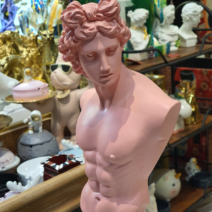 Busto Apolo Color Rosado