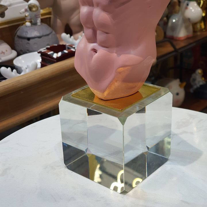 Busto Apolo Color Rosado