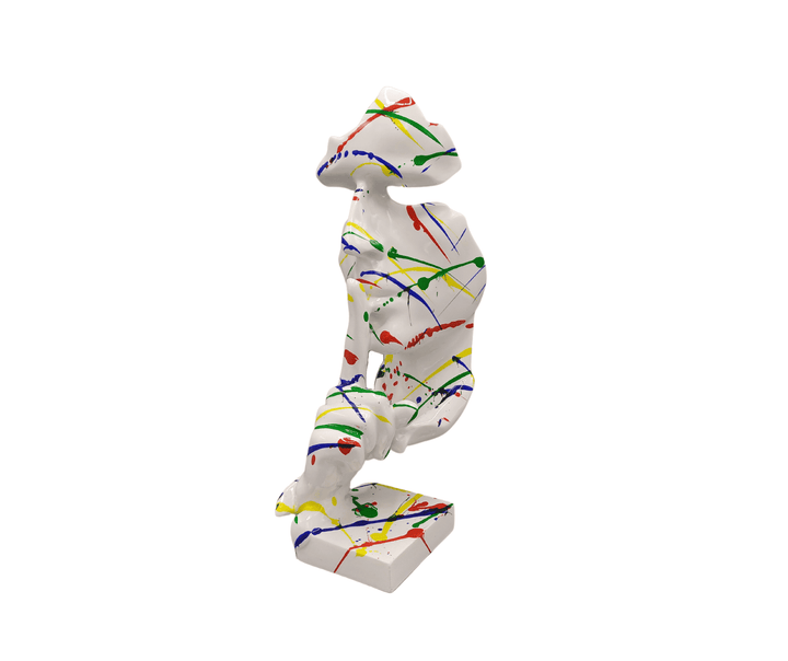 Careta Blanca Multicolor