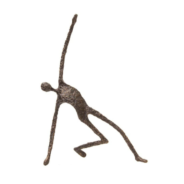 Escultura de hombre Break Dance de hierro