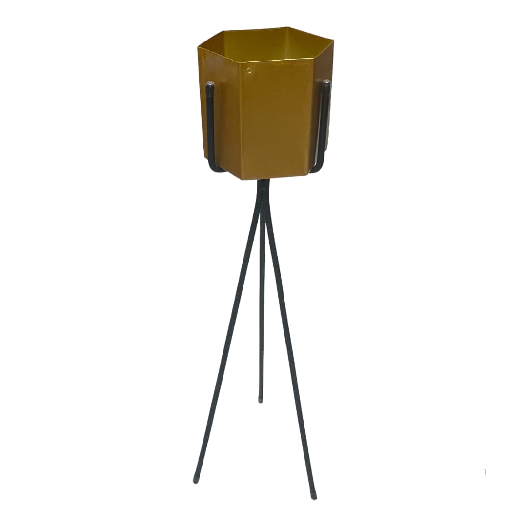 Porta Maceta Hexagonal L