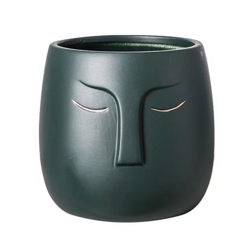 Maceta Cara Verde
