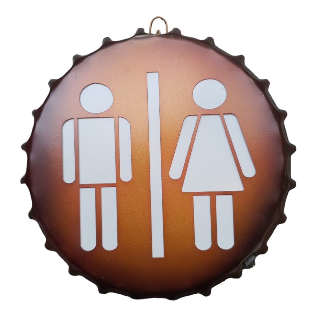 Placa Tapa Baño