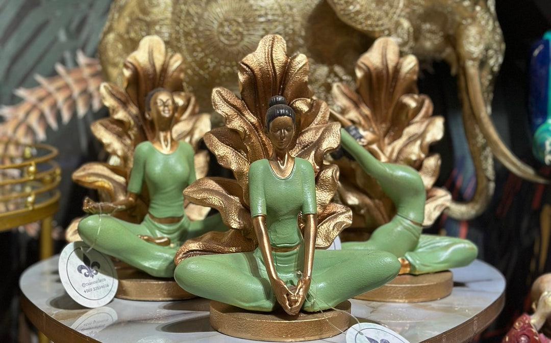 Adornos de Yoga Decorativos para el Hogar