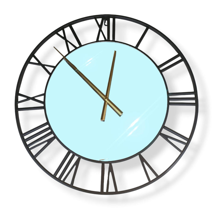 Reloj con espejo color negro OUTLET