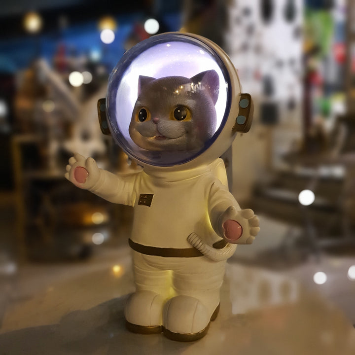 Gato Astronauta con Luz