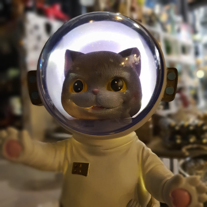 Gato Astronauta con Luz