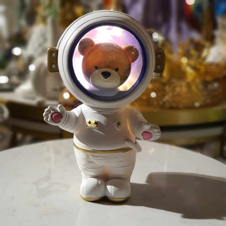 Oso Astronauta con Luz Color Blanco 1603-1B