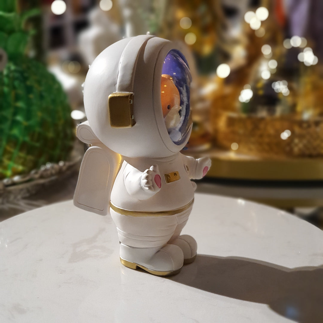 Oso Astronauta con Luz Color Blanco 1603-1B