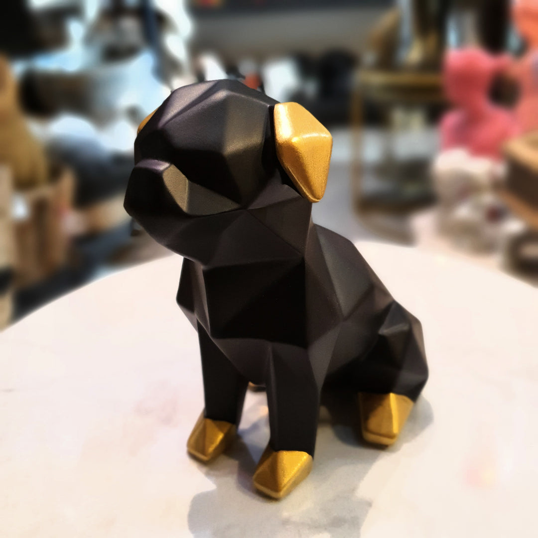 Perro Geo Sentado color Negro