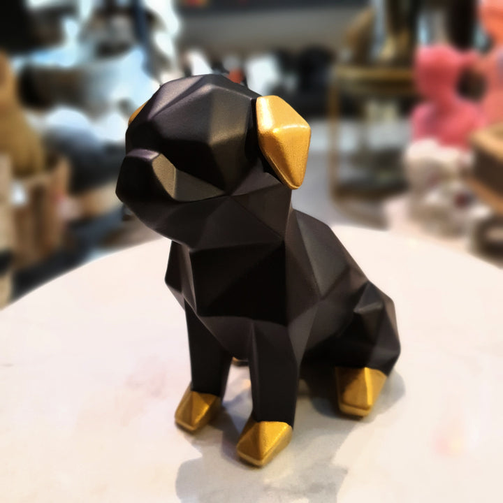 Perro Geo Sentado color Negro