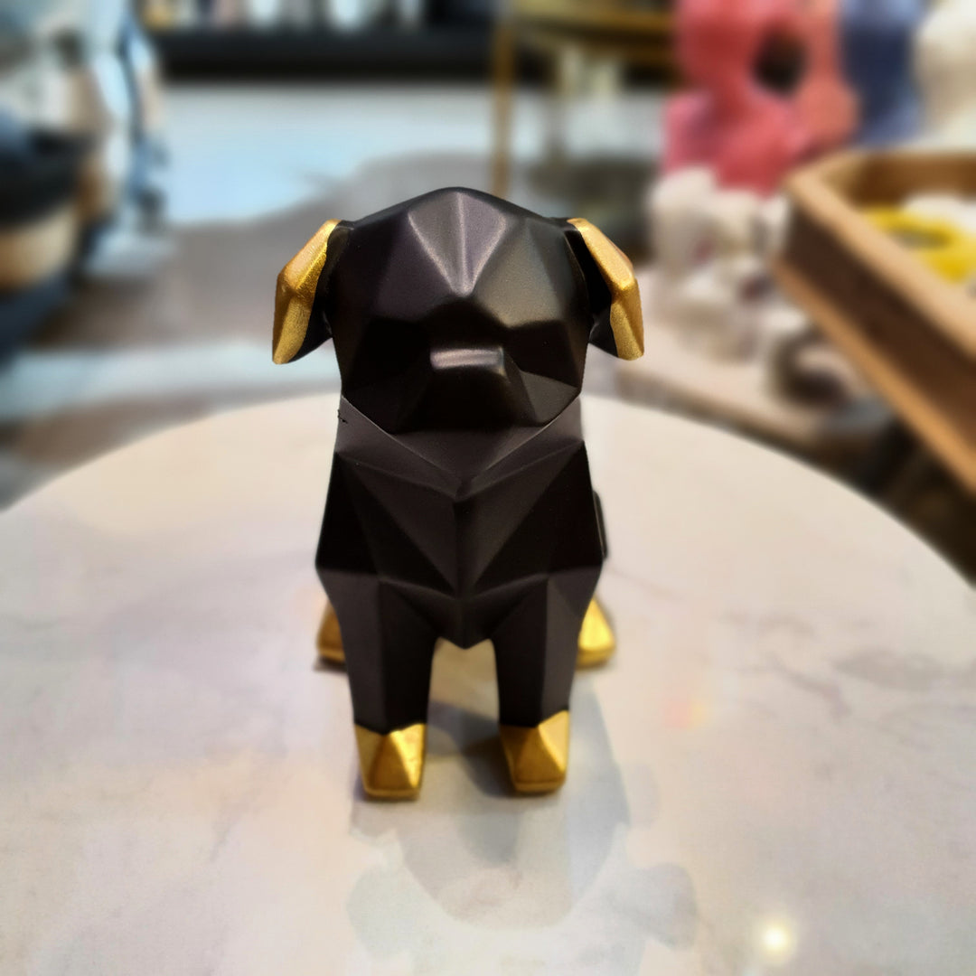 Perro Geo Sentado color Negro