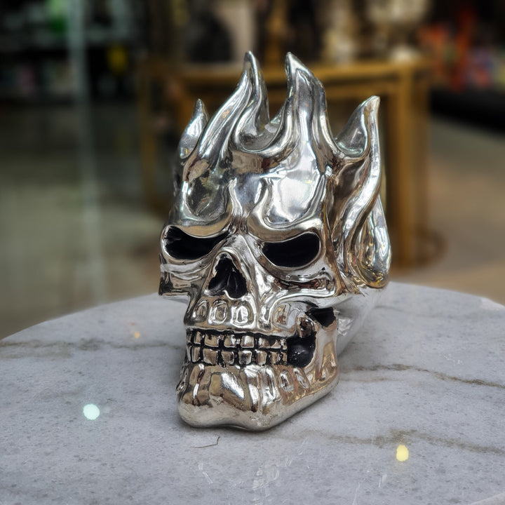 Calavera Fuego color Plateado
