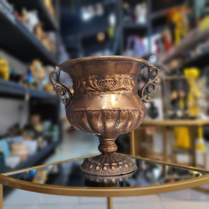 Copa con diseños color Dorado
