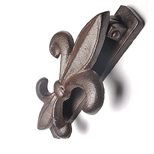 Toca Puerta Flor de Liz de hierro