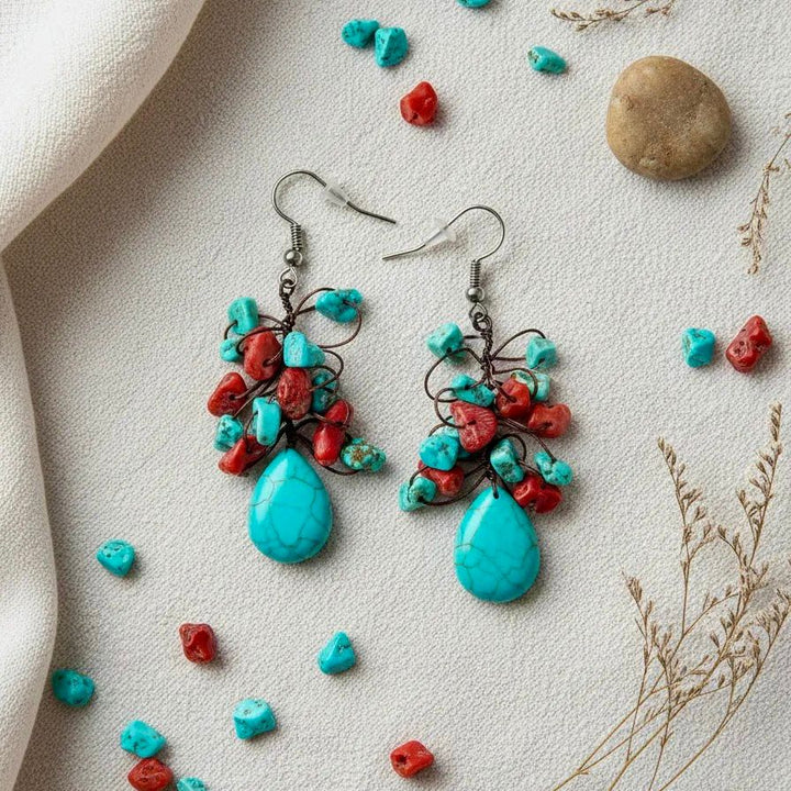 Aros Lovina color turquesa